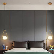 LOFT Haven Lustre, 1x E27, Or Blanc, Métal, Hauteur Réglable