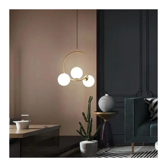 Lustre LOFT Atrium, 3x E27, or blanc, métal, lustres modernes à hauteur réglable titre par défaut Alessandro Design