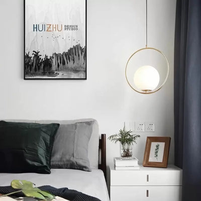 LOFT Haven Lustre, 1x E27, Or Blanc, Métal, Hauteur Réglable