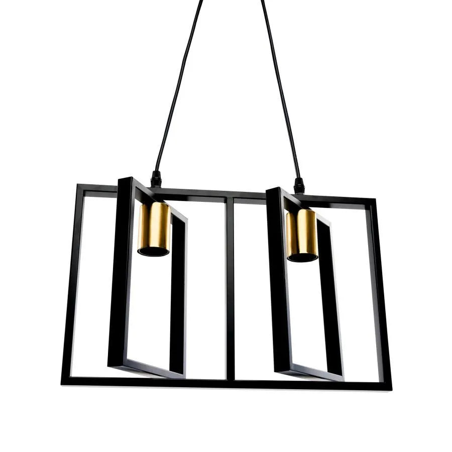 Patrisi suspension 2x E27 Noir