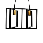 Patrisi suspension 2x E27 Noir