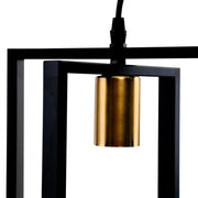 Patrisi suspension 2x E27 Noir