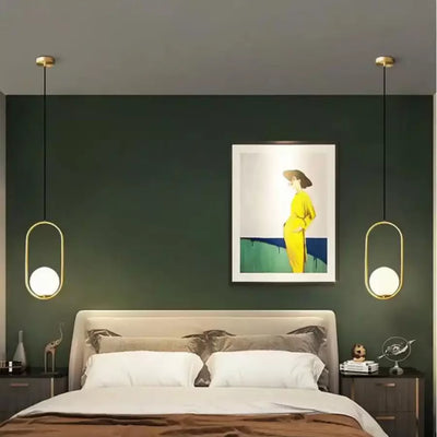 LOFT Gallery Lustre moderne, 1x E27, or blanc, métal, hauteur réglable