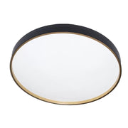 Plafonnier LED Fantas 46W, Rond, Abs, Blanc et Noir