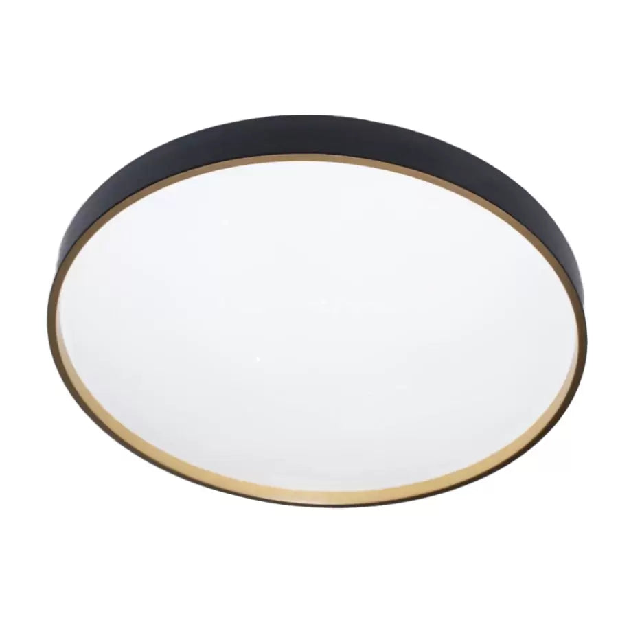 Plafonnier LED Fantas 46W, Rond, Abs, Blanc et Noir