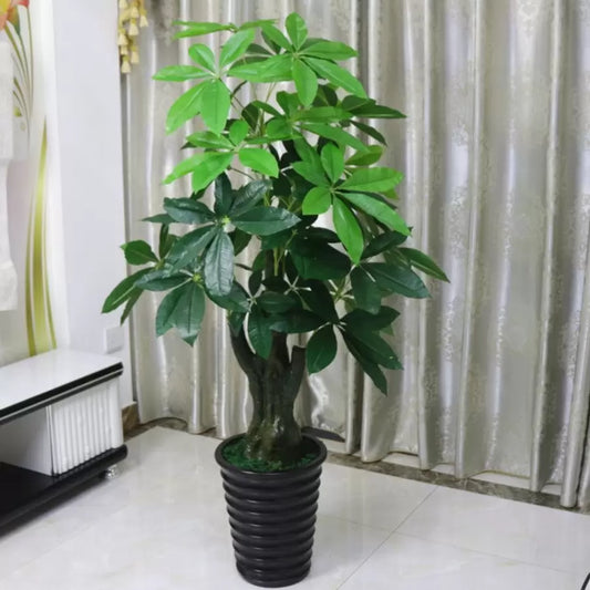 Plante artificielle Schefflera arboricola, sans pot, 150 cm vert