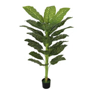 Plante Artificielle 24 Feuilles sans Pot 160cm Vert
