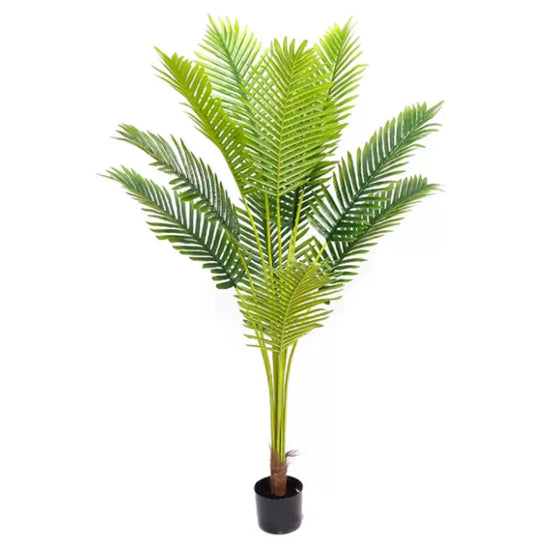 Plante artificielle de palmier Areca, sans pot, plantes d'intérieur artificielles vertes de 160 cm, titre par défaut Alessandro Design