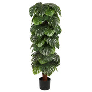 Plante artificielle Monstera deliciosa, sans Pot, 180cm Vert