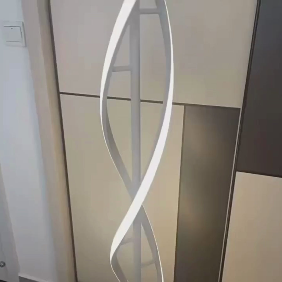 Lampe LED Upsilon, 27W, Lumière Froide/Chaude/Neutre, Métal et Acrylique, Blanc