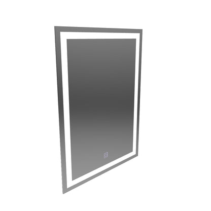 Miroir LED rectangulaire, 60x80cm, FRAME Basic Touch