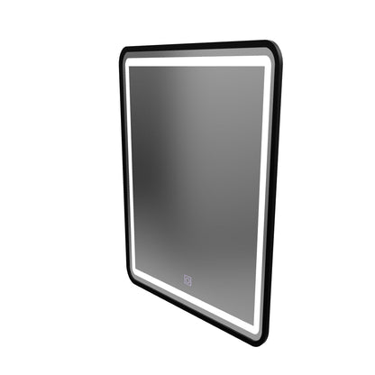 Miroir LED rectangulaire, 60x80cm, abat-jour Basic Touch