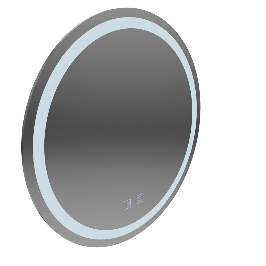 Miroir LED rond, 70 cm, Lucea Touch, système anti-buée, intensité variable