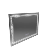 Miroir LED rectangulaire 80x60 Touch Volta Système anti-buée