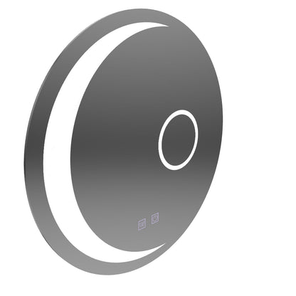 Miroir LED rond, 60 cm, Orbis Touch, système anti-buée, intensité variable