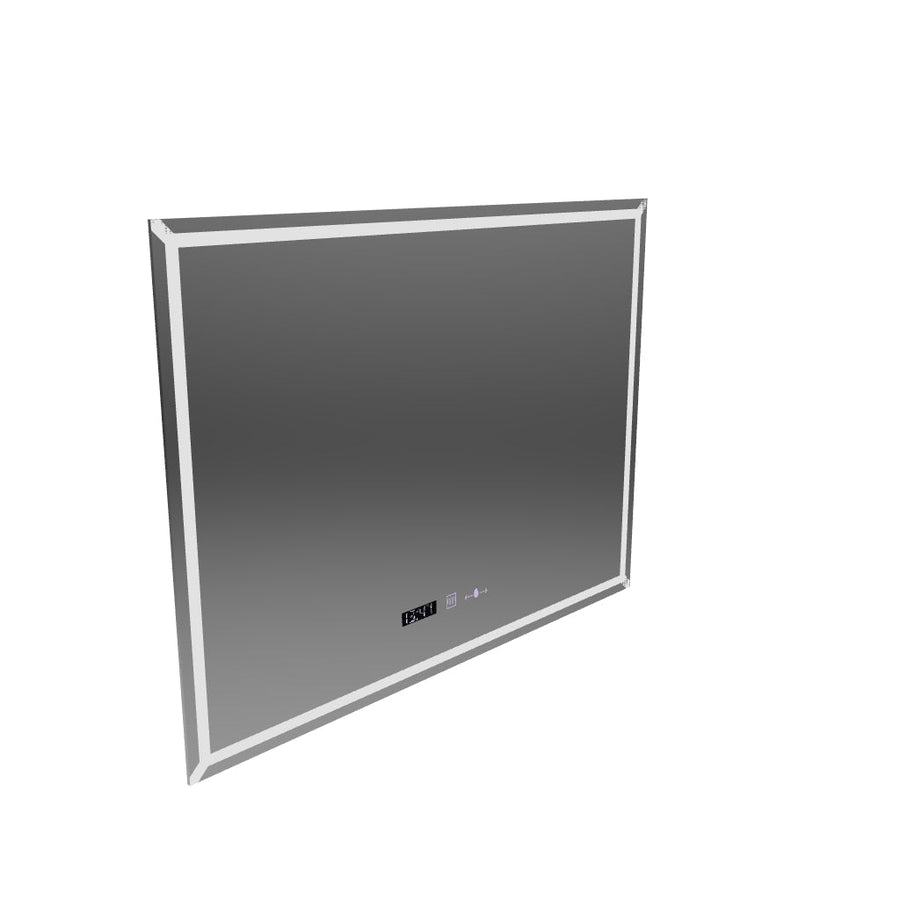Miroir LED rectangulaire, 80x60cm, VillayTouch Marcello, système anti-buée, intensité variable