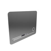 Miroir LED rectangulaire, 80x60 cm, Harmonie MotionGlow Marcello, système anti-buée, thermomètre et horloge, loupe cosmétique, intensité variable