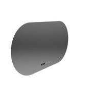 Miroir LED ovale, 80x50 cm, capteur Altera Marcello MotionGlow, système anti-buée, horloge et thermomètre, intensité variable
