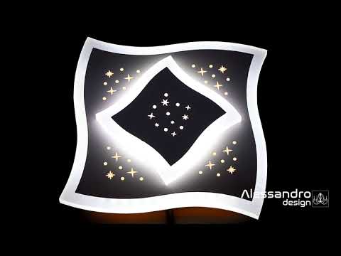 Lustre LED MANDI 20W, Diamètre 20W, Lumière froide, 6000K, Blanc