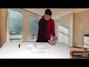 Lustre LED avec télécommande IPOMOEA 51W, 3 Étoiles, Lumière Froide/Chaude/Neutre, Dimmable, Blanc