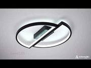 Lustre LED avec télécommande VECTOR ARCUS 52W, 2 Éléments, Lumière Froide/Chaude/Neutre, Dimmable, Noir