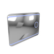 Miroir LED E30S/65X45, fonction tactile et anti-buée, lumière cosmétique, 65x45cm, lumière froide 6000K