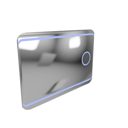 Miroir LED E30S/65X45, fonction tactile et anti-buée, lumière cosmétique, 65x45cm, lumière froide 6000K
