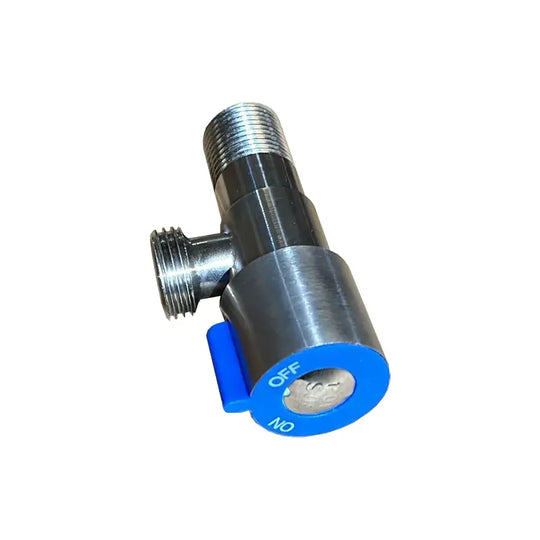 Robinet d'angle en acier inoxydable, cartouche céramique 3/8X1/2 RC200, accessoires de robinetterie, titre par défaut, Alessandro Design