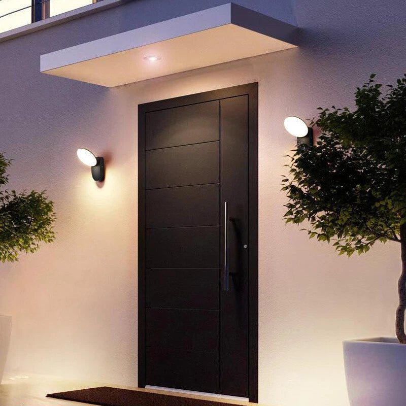 Applique d'extérieur LED 10W, AX165, Lumière Chaude 3000K, Noir