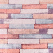 Lot de 10x papier peint autocollant 3D Briques multicolores en mousse souple, 77cm x 70cm x 6mm