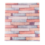 Lot de 10x papier peint autocollant 3D Briques multicolores en mousse souple, 77cm x 70cm x 6mm