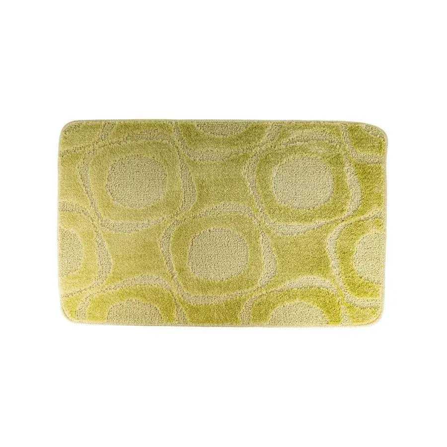 Lot de 3 tapis de bain, 50x40 cm, vert, antidérapant