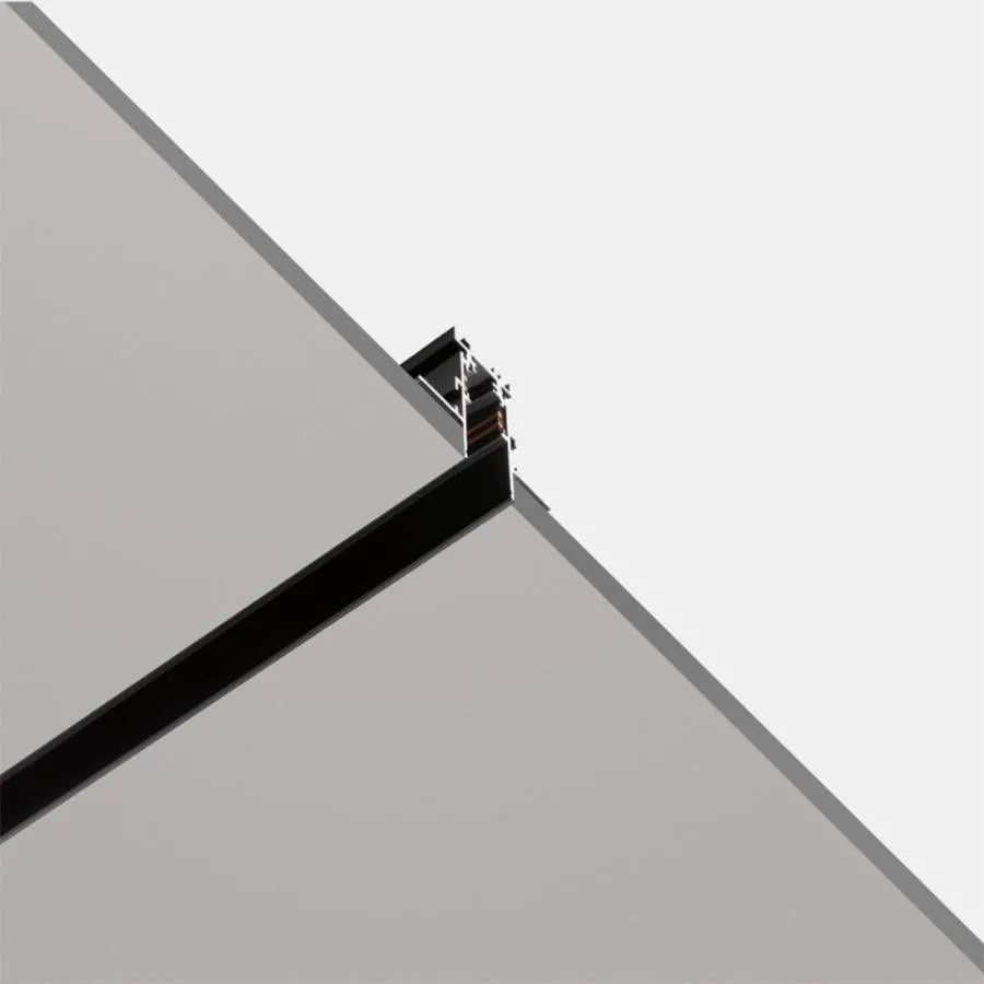 Rail encastrable pour projecteurs magnétiques, 1 m, LED noir Produits Default Title Alessandro Design