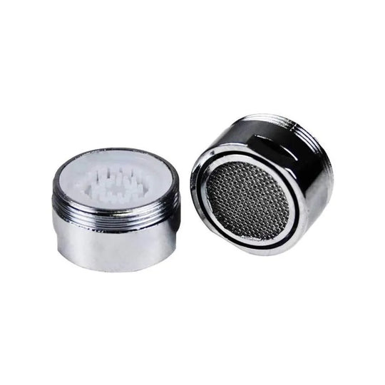 Crépine d'aérateur à batterie filetage extérieur chrome brillant 2 cm – Économie d'eau et jet uniforme Accessoires de batterie Titre par défaut Alessandro Design