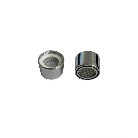 Crépine d'aérateur à batterie filetage interne chrome brillant 2 cm – Économie d'eau et jet uniforme Accessoires de batterie Titre par défaut Alessandro Design