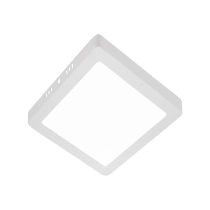 Spot LED appliqué, 12W, 6400K, métal et acrylique, blanc