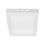 Spot LED appliqué, 12W, 6400K, métal et acrylique, blanc