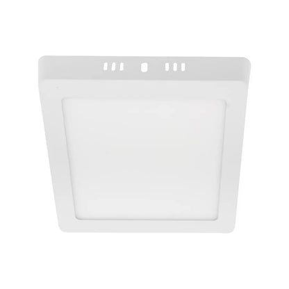 Spot LED appliqué, 12W, 6400K, métal et acrylique, blanc