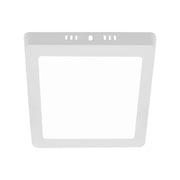 Spot LED appliqué, 12W, 6400K, métal et acrylique, blanc