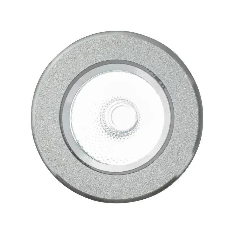 Spot LED encastrable, 5W, Métal, Argent