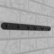 Porte-serviettes et accessoires de salle de bain 45 cm en aluminium noir