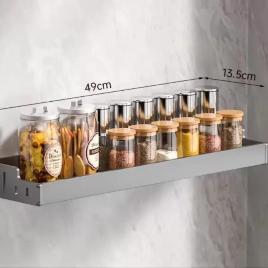 Support Accessoires 49cm Aluminium Gris Foncé