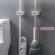 Support multifonctionnel, gris, autocollant