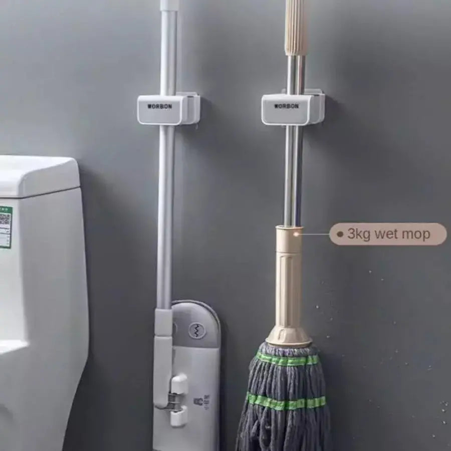 Support multifonctionnel, gris, autocollant