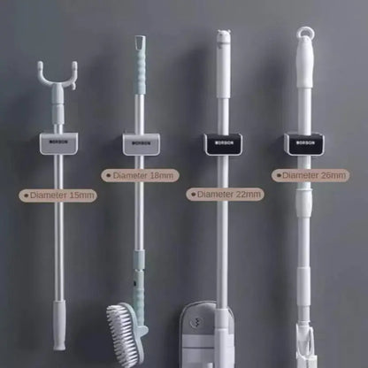 Support multifonctionnel, gris, autocollant