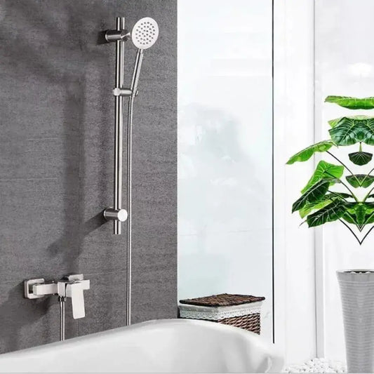 Support de douche, acier inoxydable SUS304, satiné, PJ009