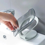 Porte-savon avec drain, plastique, 14*13*8 cm, rose