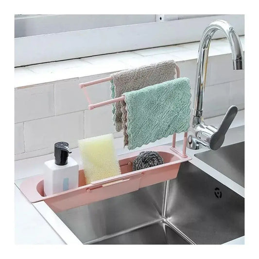 Support Télescopique pour Évier 50 cm Rose Macaron