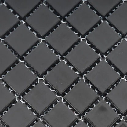 Papier peint 3D autocollant, 30 cm*30 cm*0,3 cm, verre, noir