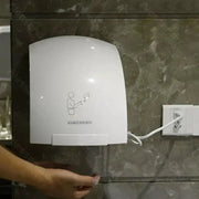 Sèche-mains avec capteur, 1800W, blanc, Abs